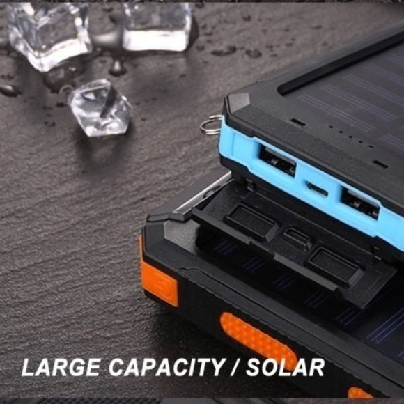 Waterproof Solar Charger Power Bank 20000mAh - Picture 4 of 7